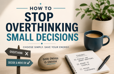 How to Stop Overthinking Small Decisions